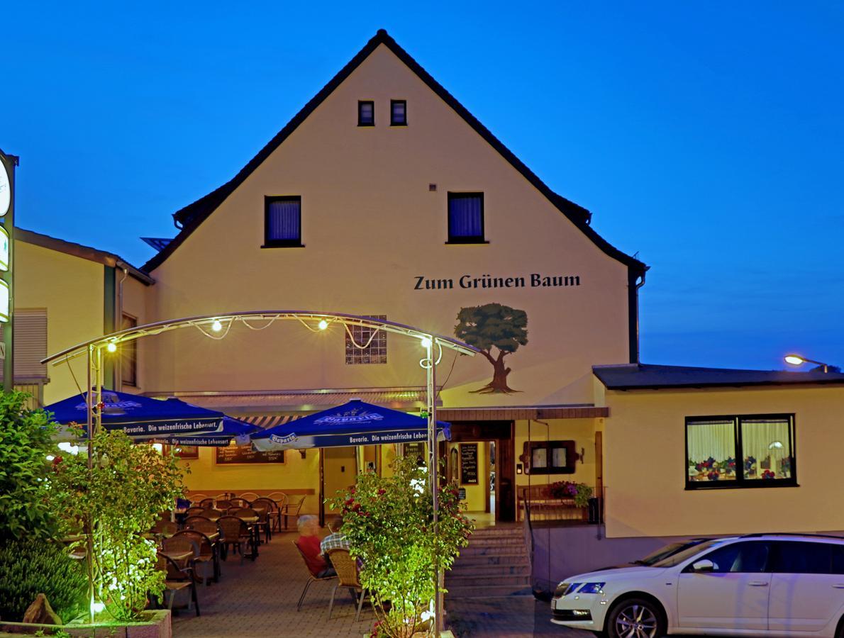 Hotel Restaurant Grüner Baum Leidersbach Exterior foto